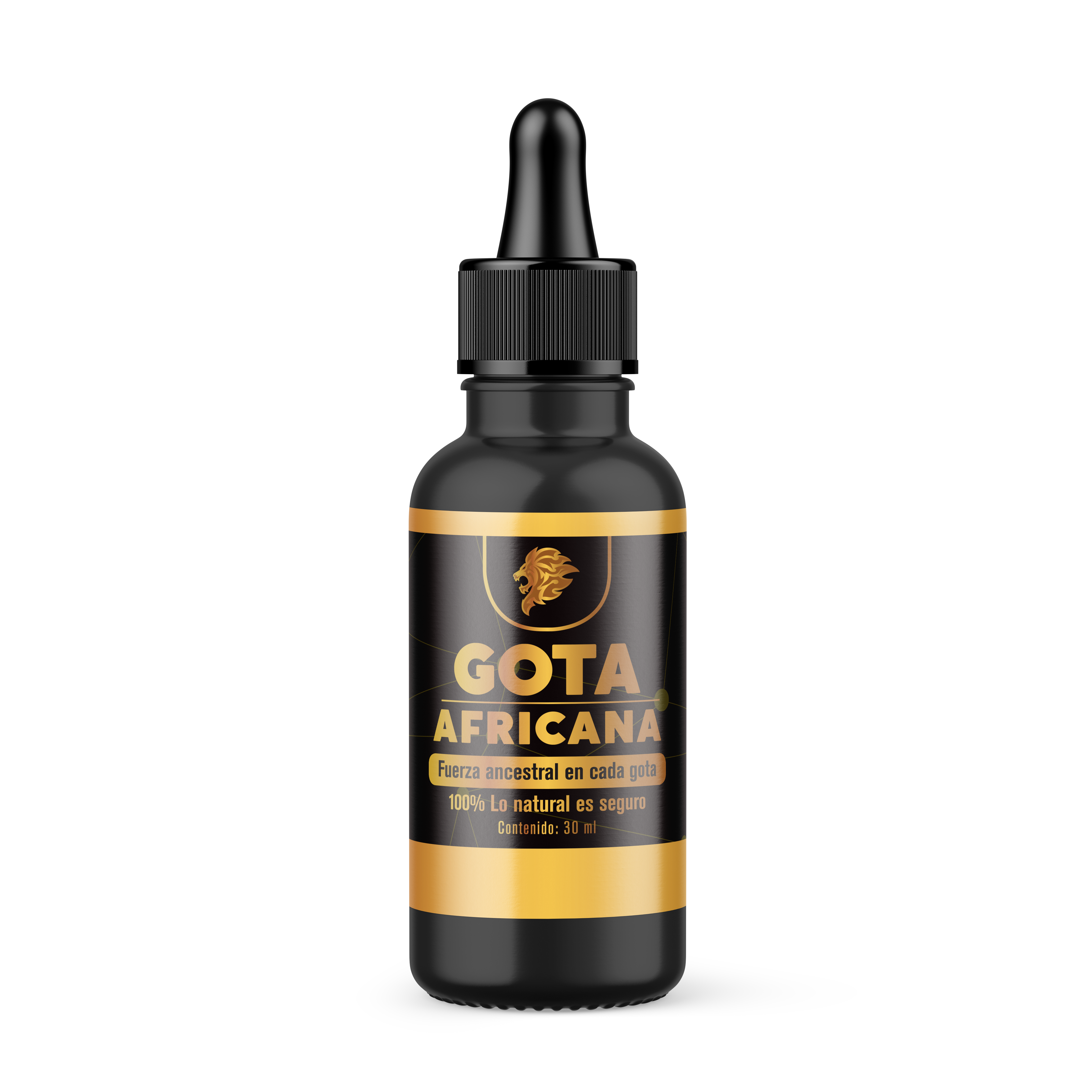 Frasco de Gota Africana, gotas naturales de 30 ml
